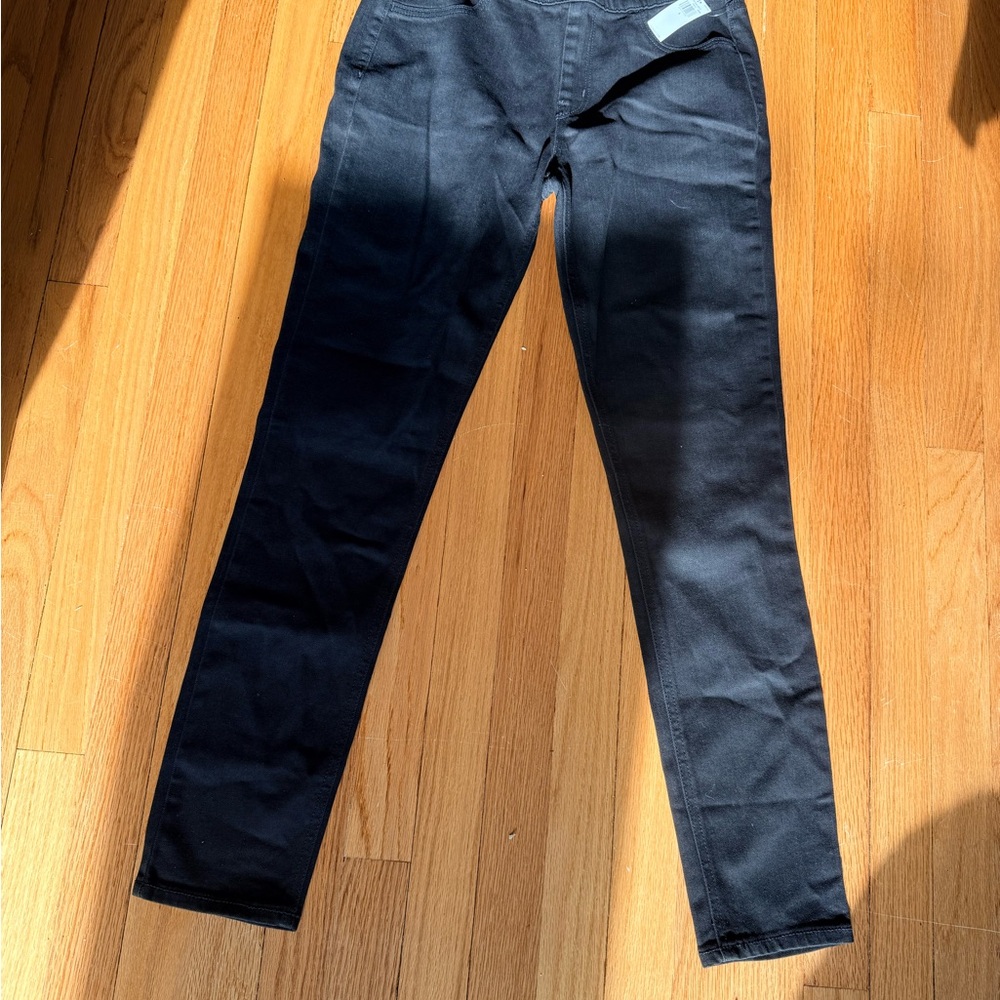 Old Navy Rockstar Jeggings Black Mid Rise Size 8 NWT Super Skinny
